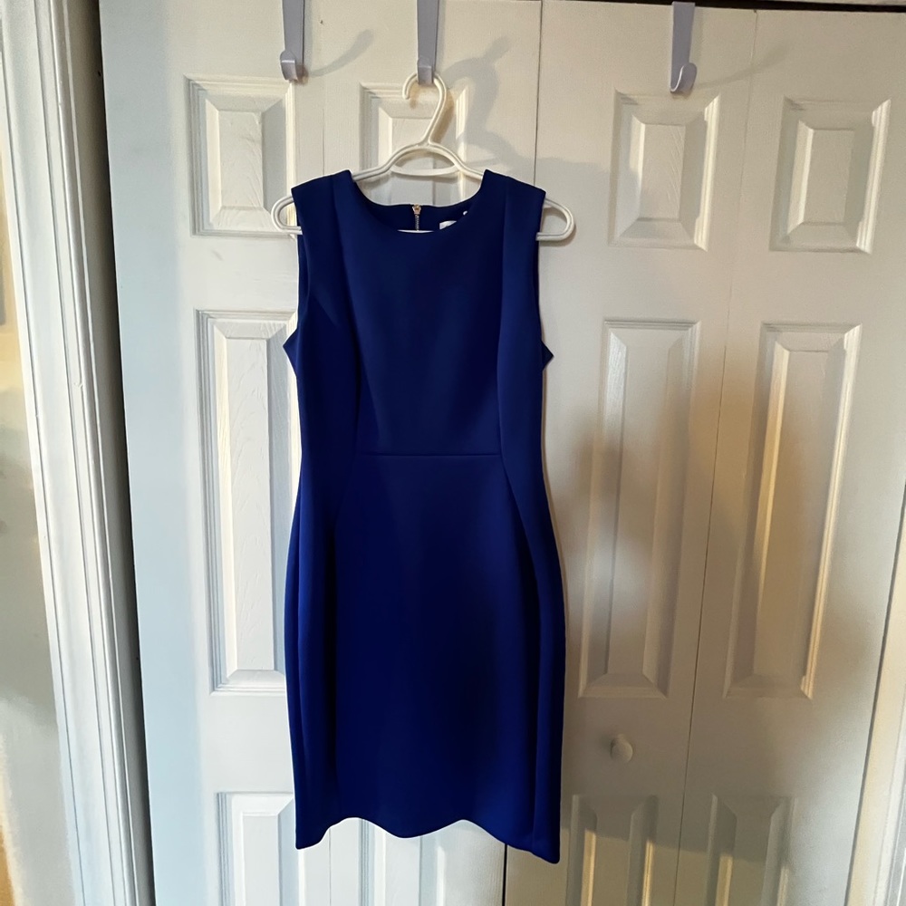 Calvin Klein womens form fitting dress